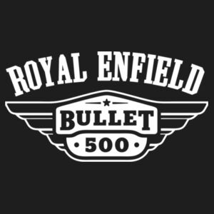Retro Vintage Great British Marque Royal Enfield Bullet 500 Logo - Patch Snapback Cap Design