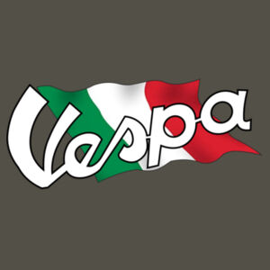 Classic Vespa Motor Scooter Logo and Italian Flag Logo - Patch Snapback Cap Design