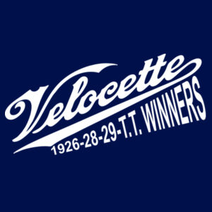 Vintage Velocette Motorcycle Isle of Man TT Winners - Patch Beanie  2 Design