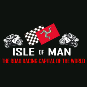 Classic Isle of Man Home of Motorcycle TT Racing - AWDis College Hoodie Design