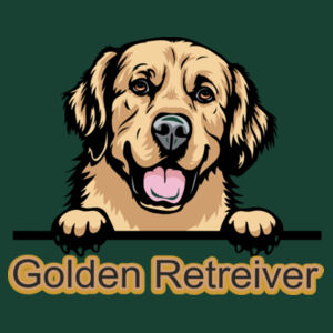Canine Golden Retreiver Dog - Original 5-panel cap Design