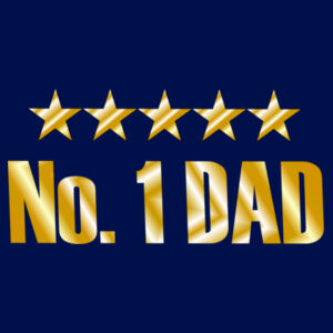 Family Birthday Fathers Day Number One Dad - Patch Beanie  Design